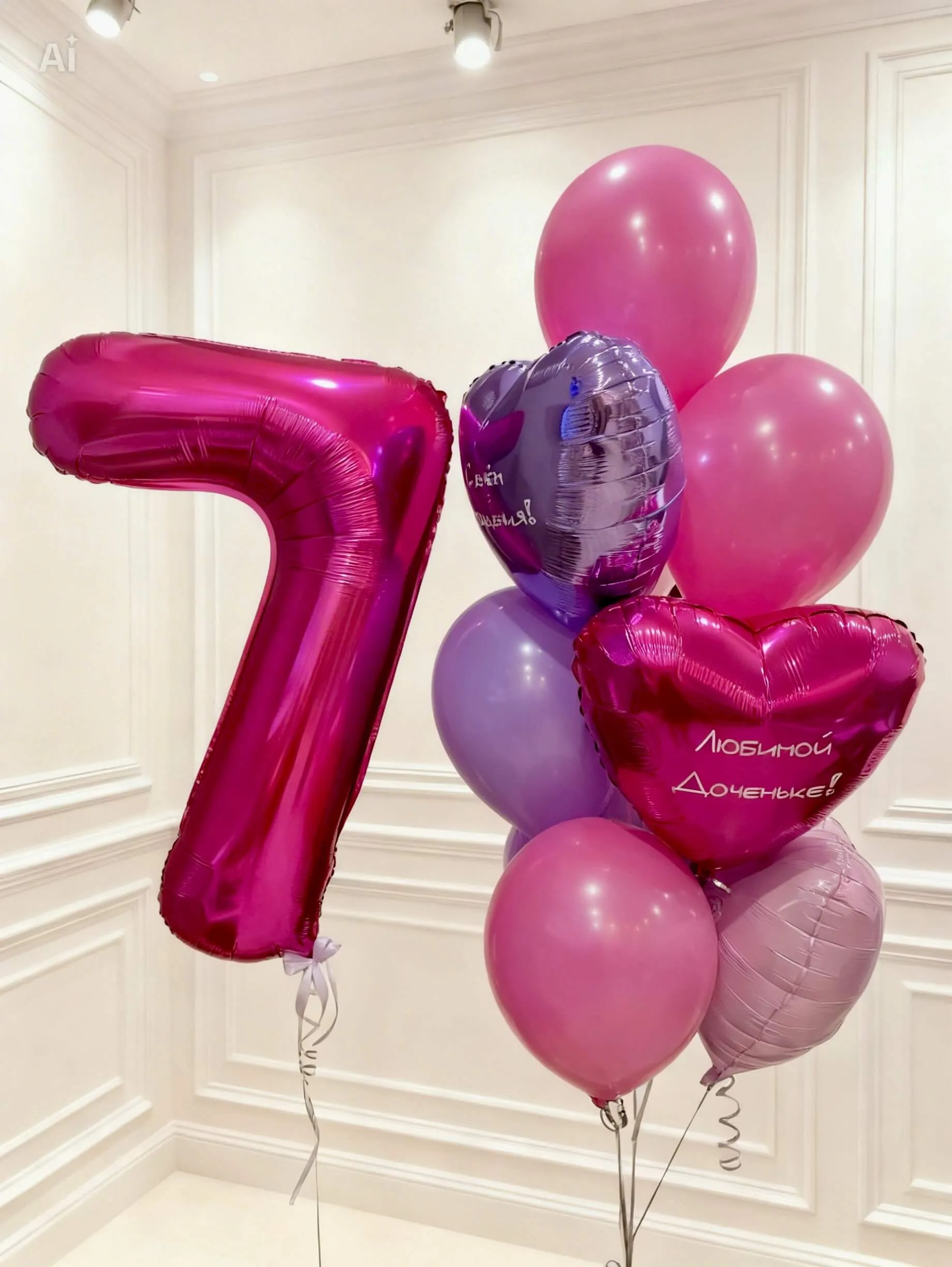 Воздушный шар - Комплект Яркое пожелание