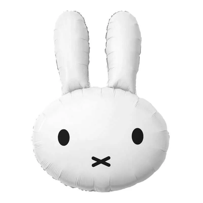 Воздушный шар - Фигура, Белый зайка 31"/79см