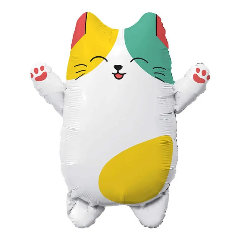Фигура, Котик Лапочка 27"/68 см Воздушный шар - Фигура, Котик Лапочка 27"/68 см