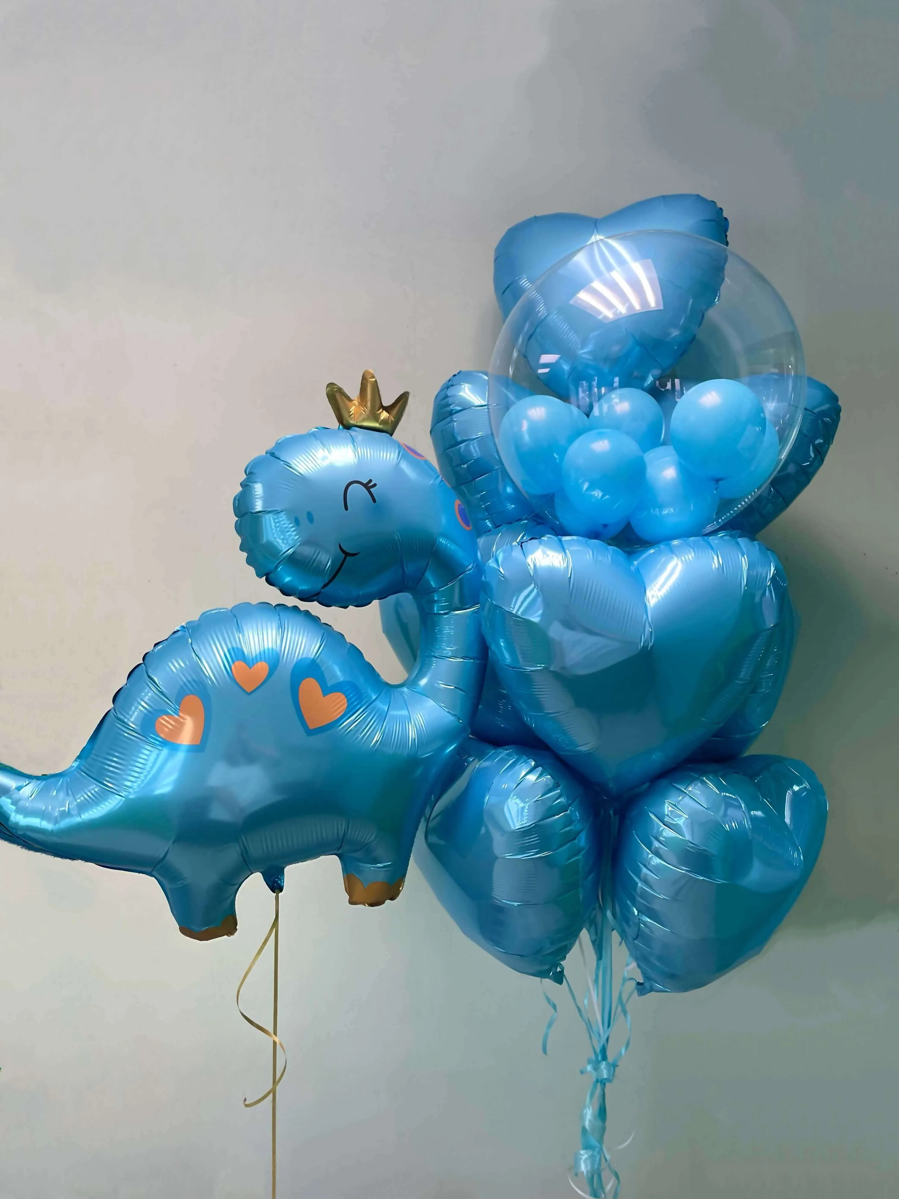 Воздушный шар - Комплект Динозавр мальчик