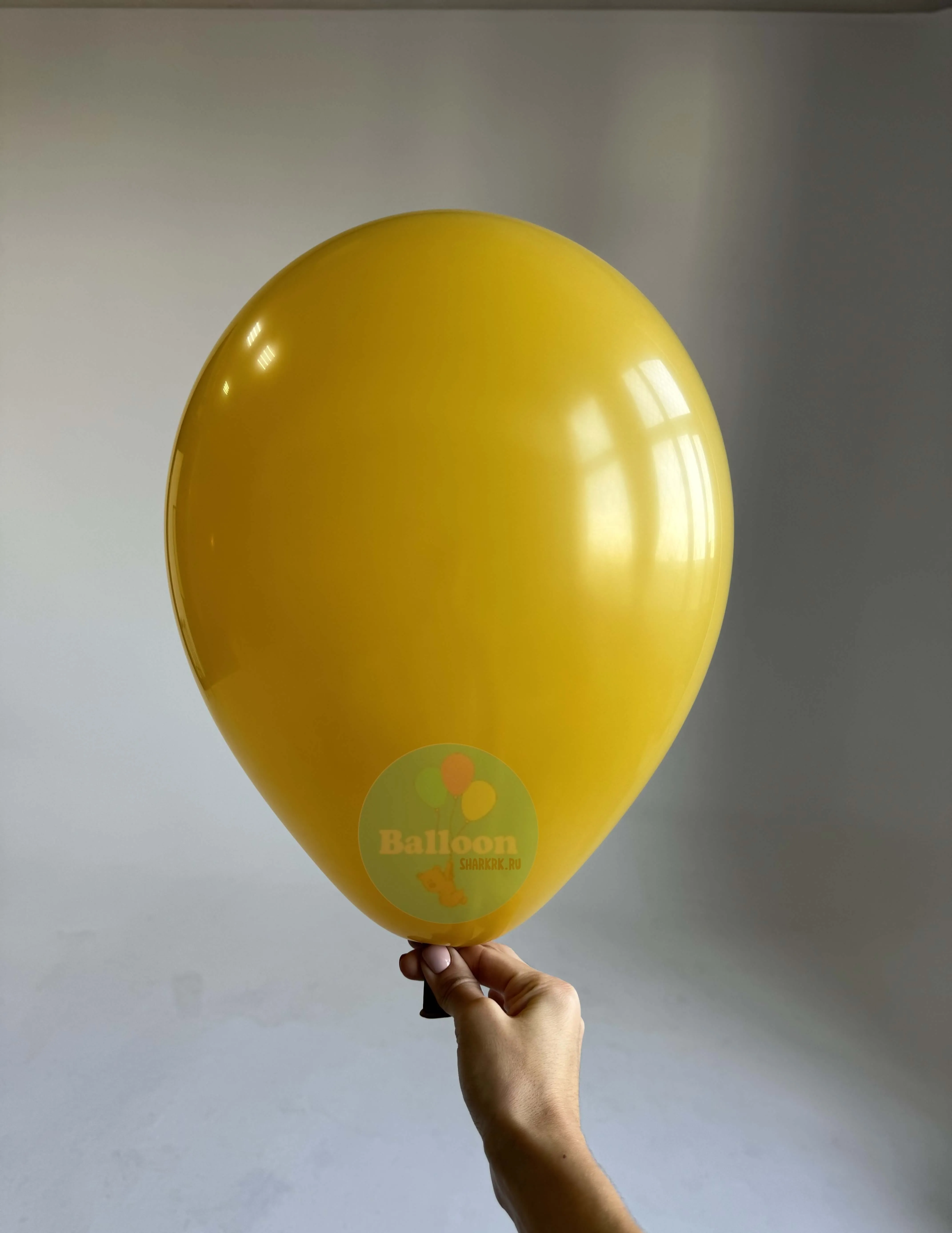 Воздушный шар - Гелиевый шар, Желтый Горчичный 12"/30 см