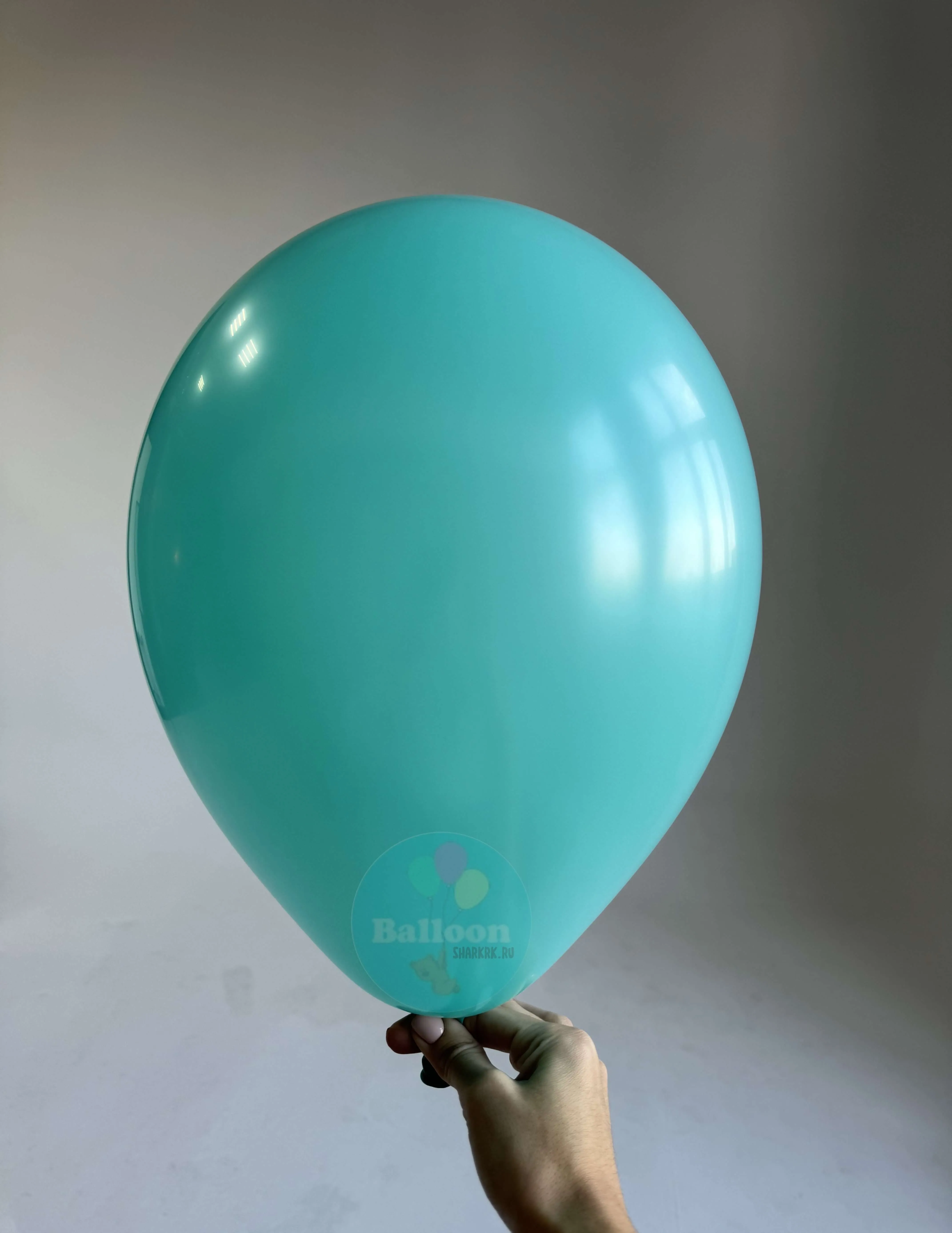 Гелиевый шар, Г Аквамарин, 12"/30 см