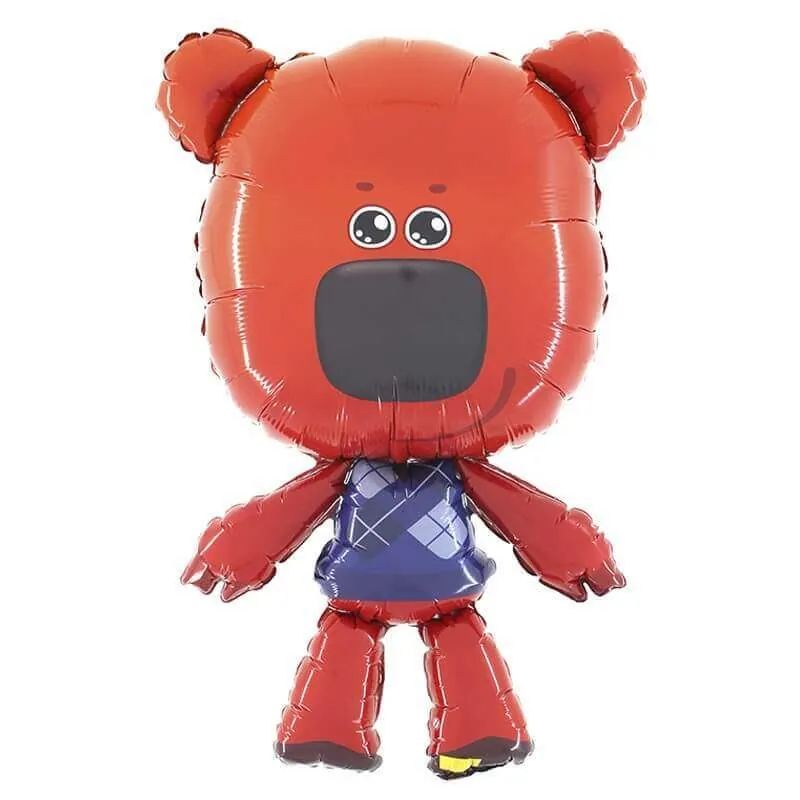 Воздушный шар - Фигура, Ми-ми-мишки Кеша 38"/96 см