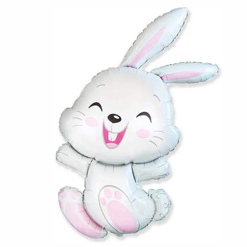 Воздушный шар - Фигура, Зайчик нежный 44"/112 см
