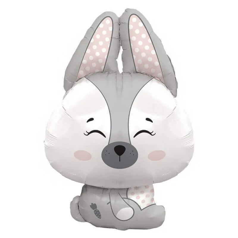 Воздушный шар - Фигура, Зайчик, Волшебный лес 37"/94 см