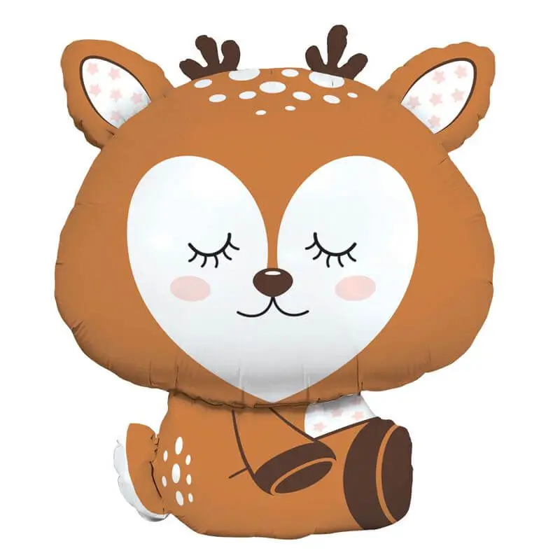 Воздушный шар - Фигура, Олененок, Волшебный лес 32"/81 см