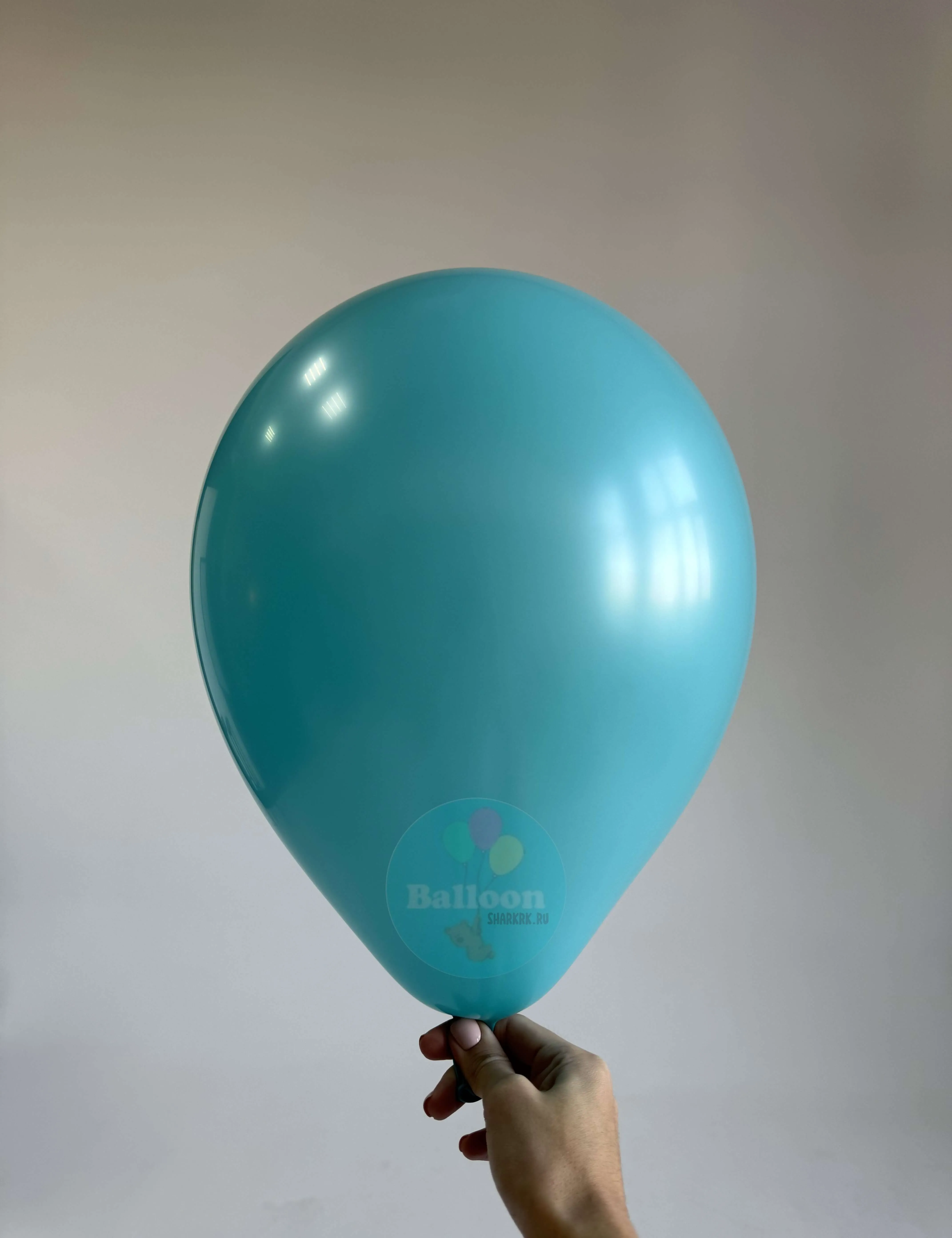 Гелиевый шар, Г Бирюзовый, 12"/30 см