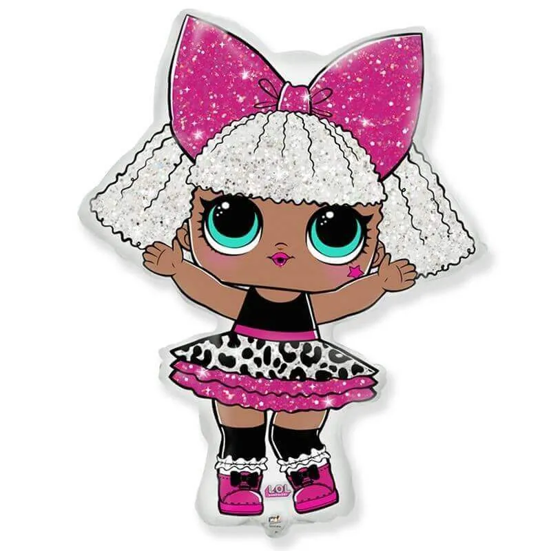 Воздушный шар - Фигура, Кукла ЛОЛ Дива 34"/86 см