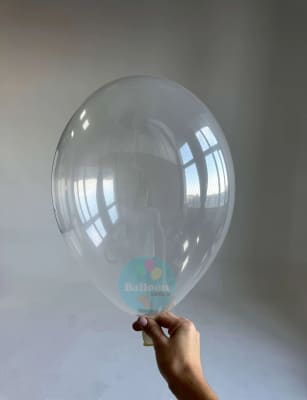 Гелиевый шар, Прозрачный, 12"/30 см