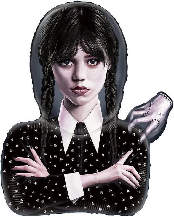 Воздушный шар - Фигура, Мрачная стори, Уэнсдей 33"/84 см