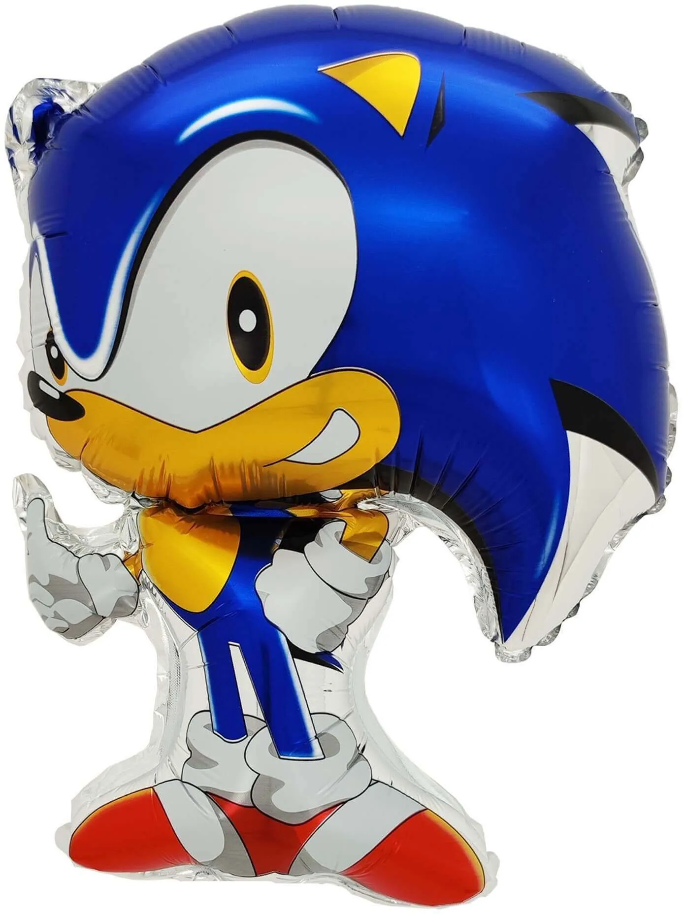 Воздушный шар - Фигура, Ежик Аниме, Синий 27"/69 см