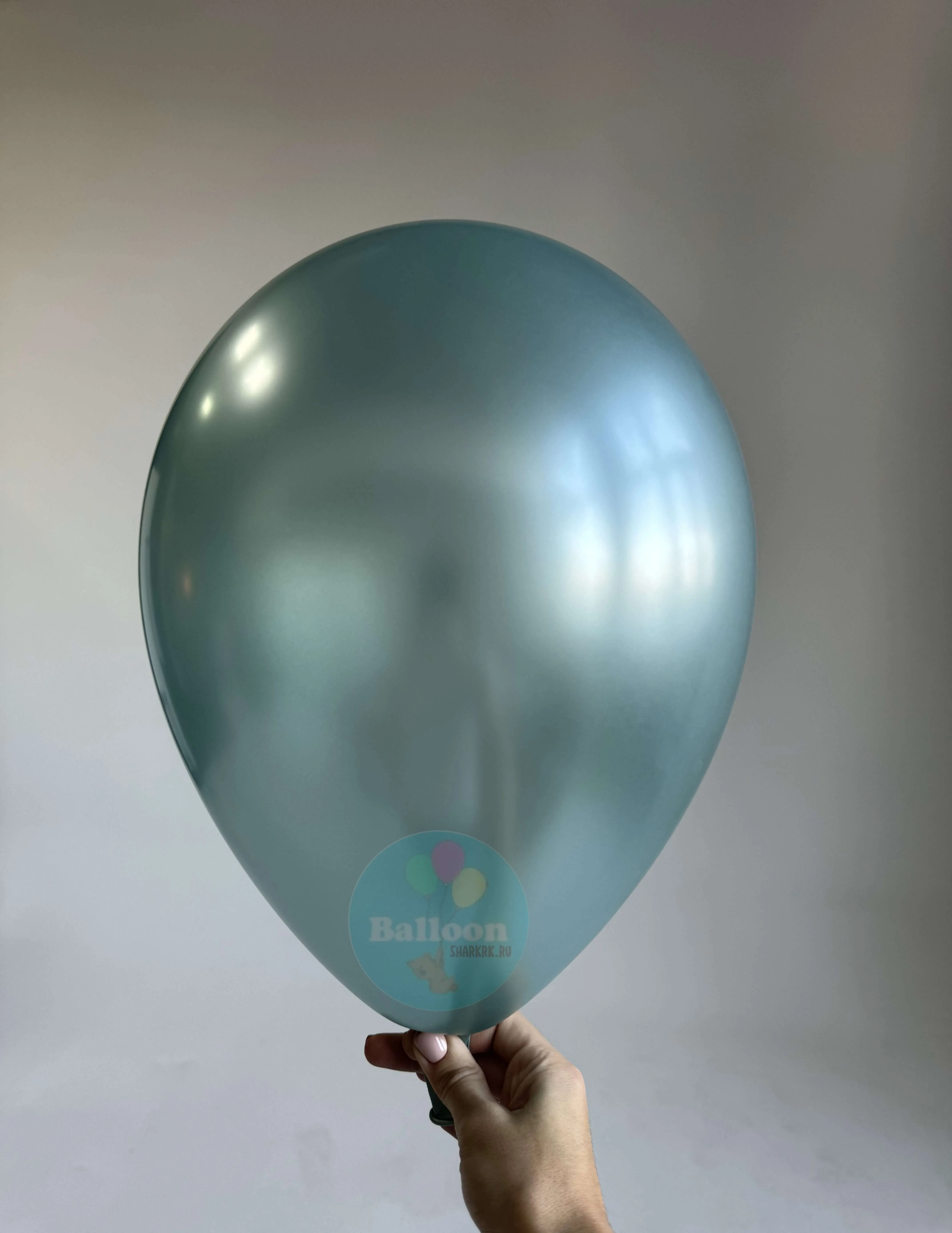 Гелиевый шар, Шелк Свежая мята  12"/30 см