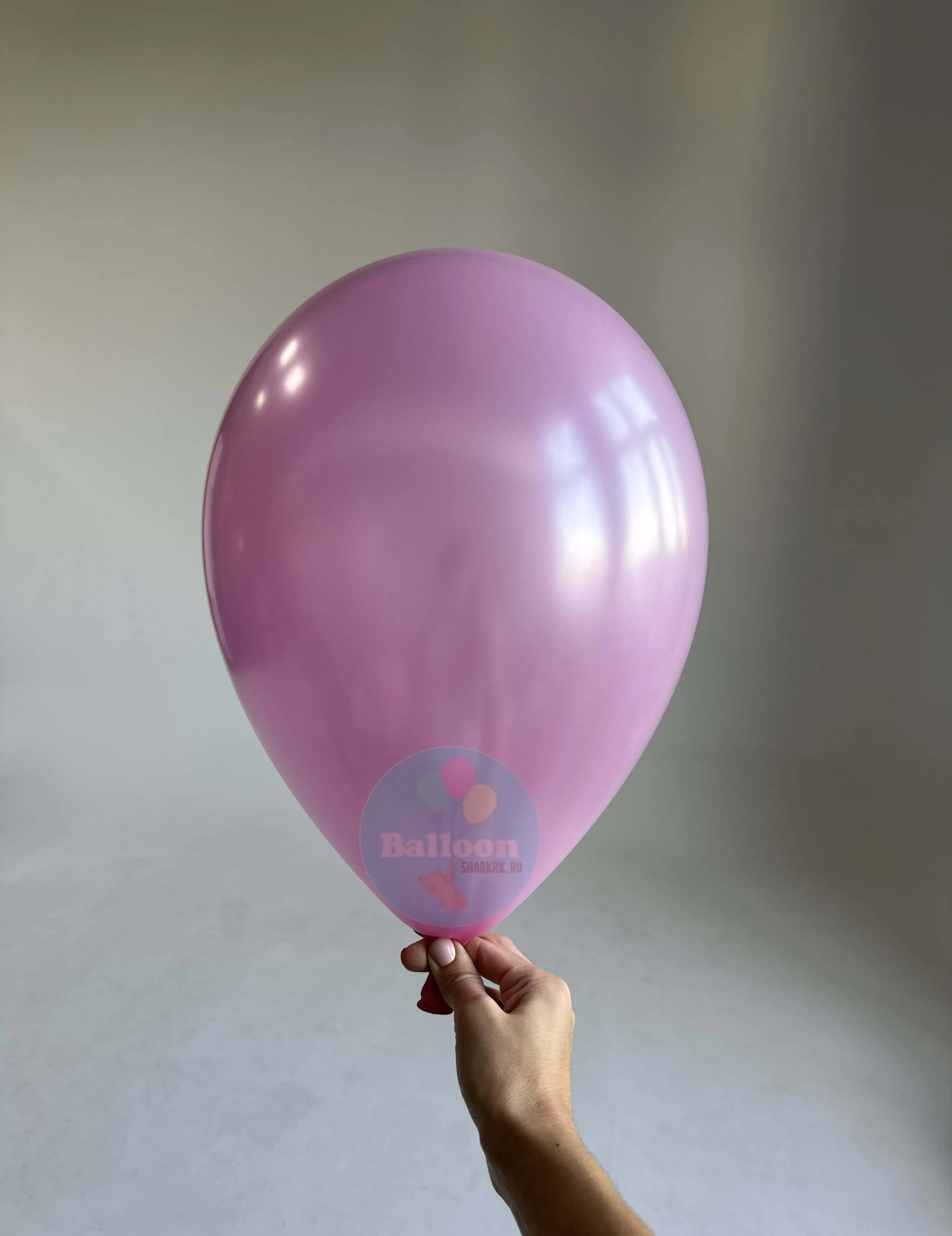 Гелиевый шар, Фуксия, Перламутр 12"/30 см