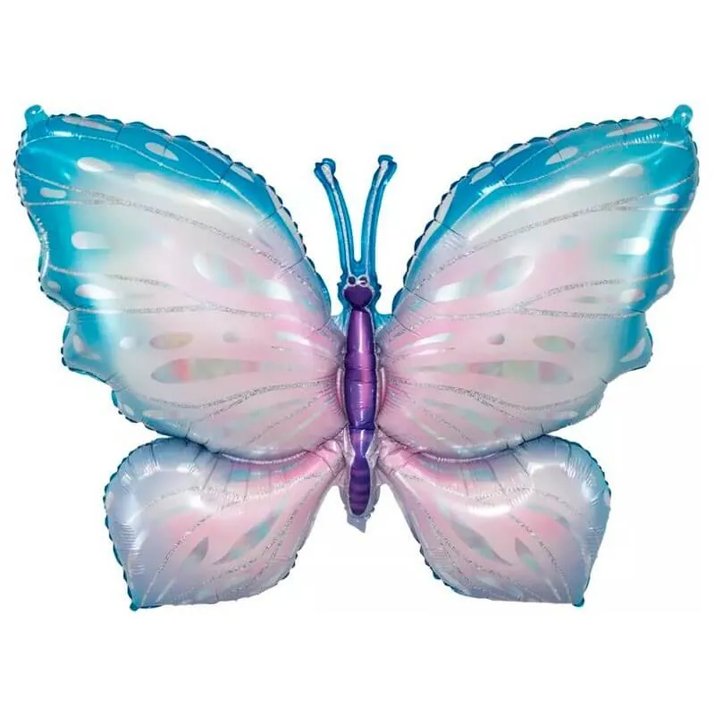 Воздушный шар - Фигура, Бабочка нежная 40"/102 см