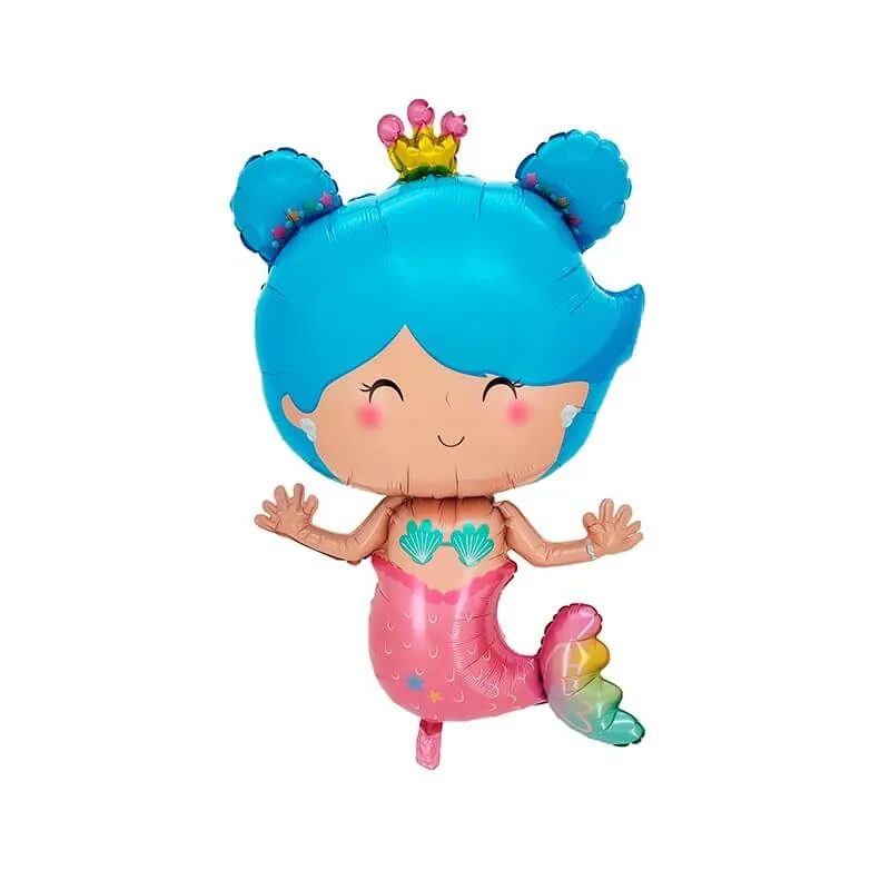Воздушный шар - Фигура, Русалочка принцесса 39"/99 см