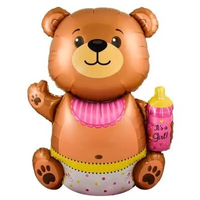 Воздушный шар - Фигура, Выписка Мишка-малышка 48"/120 см