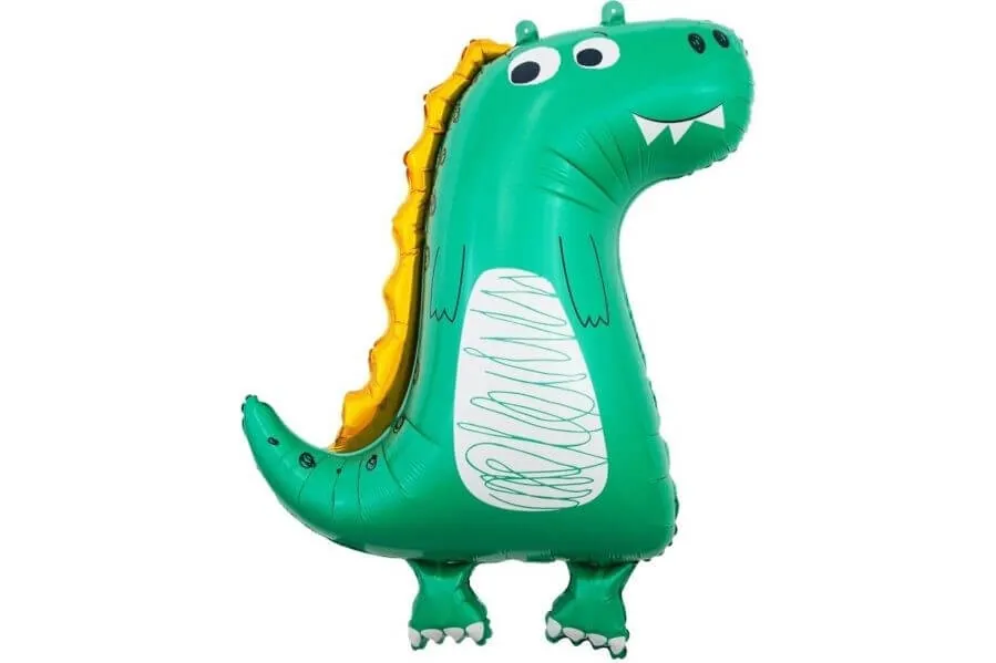 Воздушный шар - Фигура, Динозаврик малыш зеленый 28"/71 см