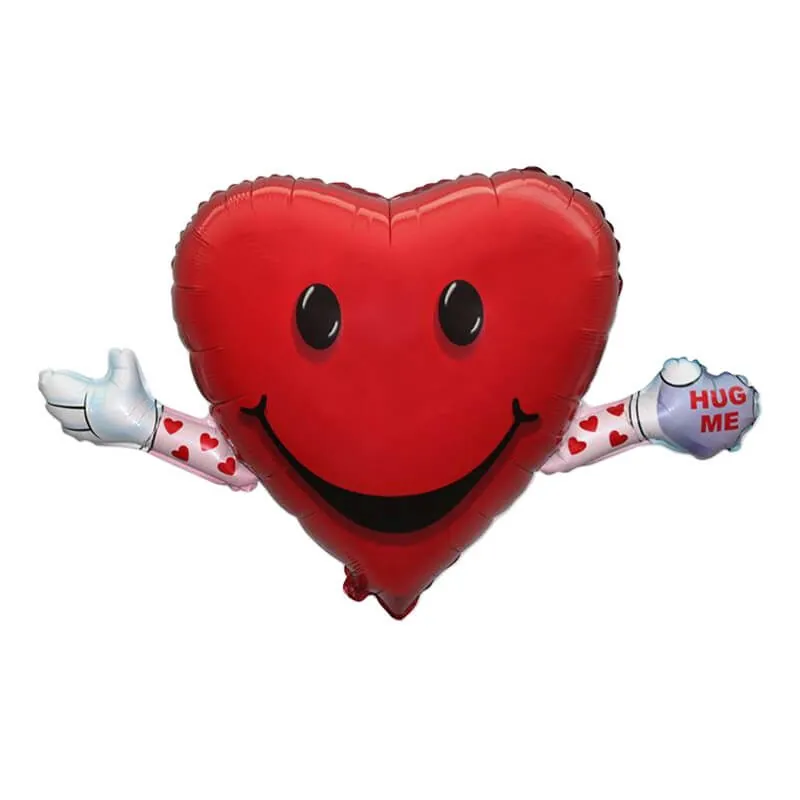 Воздушный шар - Фигура, В Сердечко Обними меня 41"/104 см