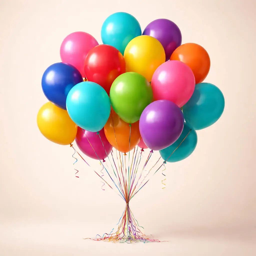 Гелиевый шар, 30 Шт., Ассорти, 10"/25 см