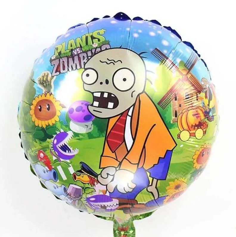 Воздушный шар - Круг, Зомби, 18"/45 см