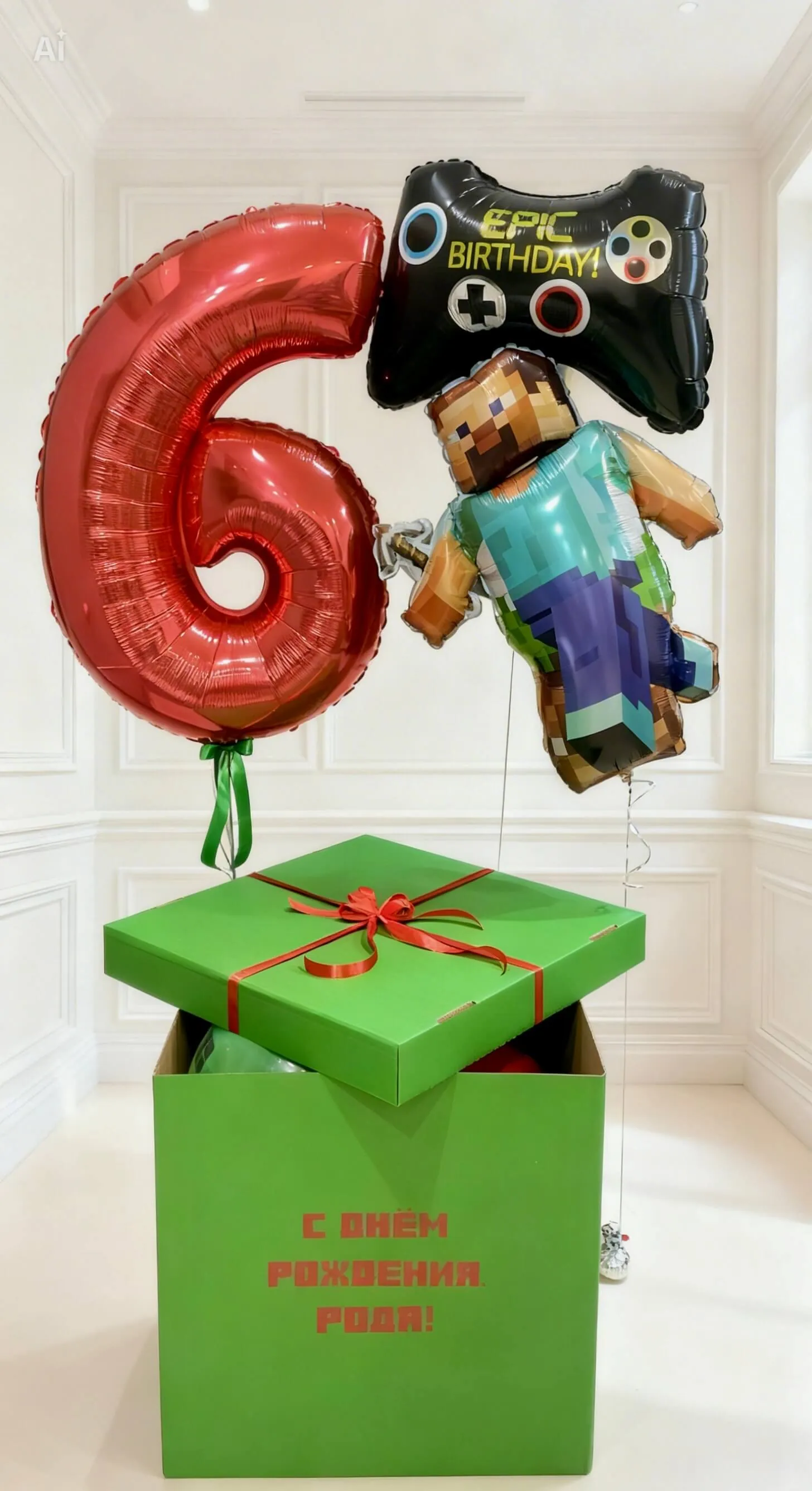 Воздушный шар - Коробка пиксель игра