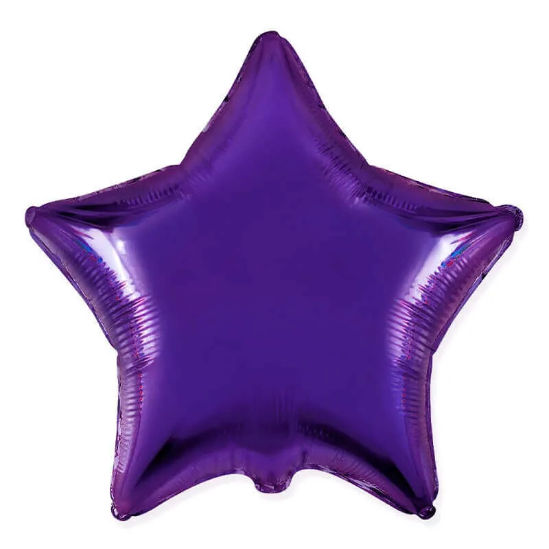 Звезда, Фиолетовый, 18"/45 см Воздушный шар - Звезда, Фиолетовый, 18"/45 см