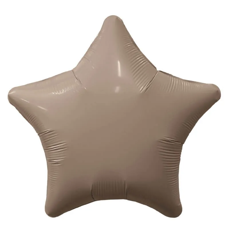 Воздушный шар - Звезда, Мистик какао, 18"/45 см