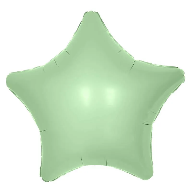 Воздушный шар - Звезда, Олива, 18"/45 см