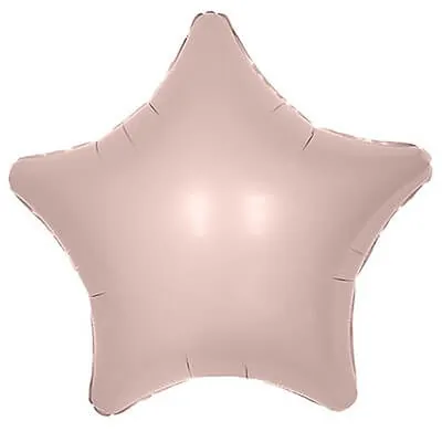 Воздушный шар - Звезда, Пыльная роза, 18"/45 см