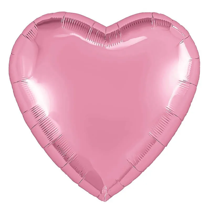Воздушный шар - Сердце, Фламинго, 36"/91 см